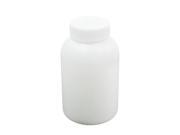 500mL 14.5cm x 8cm White Plastic Screwcap Leak Proof Biochemistry Lab Bottle