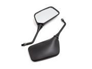 Unique Bargains Pair 10mm Thread Dia Adjuatable Angle Blind Spot Rearview Mirror Black for Honda