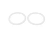 76mm Silicone Gasket 2pcs for 3 Tri Clamp Sanitary Pipe Fittings Ferrules