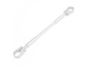 Unique Bargains Motorbike Silver Tone Aluminium Remoulded Leading Strengthen Lever Handle Bar