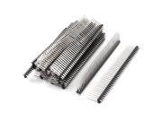 Unique Bargains 2.54mm 2x40 80 Pin Male Straight Pin Header Strip Connector 19mm 25Pcs