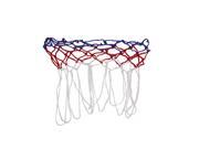 Unique Bargains 2 Pcs 17.7 Long Durable Nylon Braided Basketball Nets White Red Blue