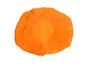 Unique Bargains Outdoor Portable Dust Waterproof Rucksack Backpack Rain Cover Orange 45 50L