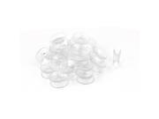 Clear Soft Plastic Double Sided Car Auto Suction Cup 25 Pcs