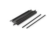 Unique Bargains 18pcs Straight 40 pin 2.54mm Male Pin Header for Breadboard 1x40 Single Row