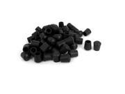 Furniture Table Crutch Feet Stools Protector Black Rubber Chair Leg Tip 142pcs