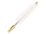 White Nylon Bristle 18mm Diameter Coil Cleaning Brush for Fridge Freezer