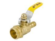 Unique Bargains 10mm Barb Hose to 1 2PT Male Thread Inline Shut Off Ball Valve Replacement