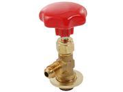 Unique Bargains Gold Tone Metal R134a Refrigerant Can Tap Valve Tool