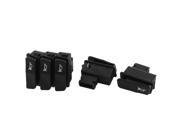 Unique Bargains 5 Pcs Black 2 Pin Motorcycle Horn Botton Switch DC 12V for GY6 125