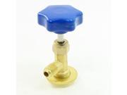 Blue Gold Tone Screw On Design Thread Connector Can Tap Straight Inlet Valve