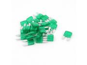 Unique Bargains 25 x Green 30A 30A Fast Acting Car Blade Fuses Fuse
