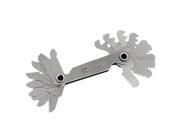Unique Bargains Foldable 20 Blades 4 48 Inch Threaded Screw Pitch Gauge 55 Degree