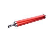 25mm Inlet 20mm Round Bent Outlet Motorcycle Exhaust Muffler Tail Pipe Red