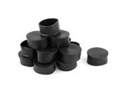 Home Furniture Foot Round Shape Cover Holder Protector 60mm Inner Dia 24 Pcs