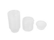 45 Pcs Clear PP 700ml Birthday Party Soup Food Dessert Disposable Bowls w Caps