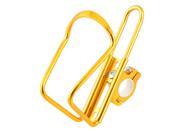 Metal Lightweight Mountain Cycling Bicycle Bike Water Bottle Holder Cage Gold Tone