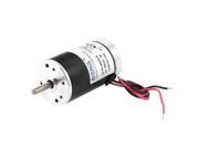 24V 5000RPM Speed 7W Power 5mm Diameter Shaft Wired Connector Metal DC Motor