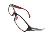 Ladies Single Nose Bridge Black Red Full Rim Spectacles