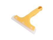 Unique Bargains Yellow Plastic Handle Car Windshield Sun Visor Film Tint Bubble Cleaner Scraper