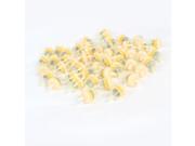 Unique Bargains 50 x Beige Yellow Engine Oil Strainer Filter Air Relief Valve Replacement