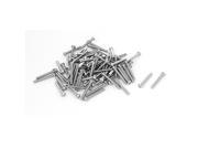 100 Pcs M3x25mm Stainless Steel Button Head Socket Cap Bolts Machine Screws