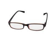 Unique Bargains Unisex Single Bridge Clear Lens Plain Glasses Eyeglasses Plano Spectacle