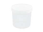 1000mL Capacity Clear White Plastic Chemical Storage Jar Bottle for Laboratory