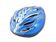 Unique Bargains Women Men Skateboard Skiing Racing Bicycle Bike Sports Helmet White Blue Black