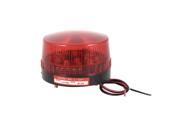 Unique Bargains Industrial LTE 5061 DC 24V Flashing Signal Indicating Warning Lamp Light Red