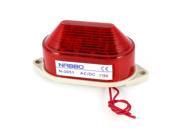 Industrial AC 110V Mini Red LED Blinking Warning Light Flash Tower Lamp N 3051