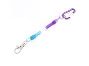 Plastic Stretchy Coil Lanyard Telephone Cord Spring Key Chain 7 Long