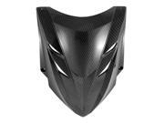 Unique Bargains Motorcycle Black ABS Plastic Carbon Fiber Pattern Front Panel Cover for BWS