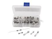 80 in 1 AC 250V Fast Blow Glass Fuse Tube Fuses Assorted Kit