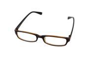 Full Plastic Frame Single Bridge Eyeglasses Eyewear Plain Glasses Black