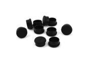 10 Pcs Black Silicone Anti Dust Cover Cap Protector for PS 2 Female Port