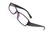Unique Bargains Woman Purple Black Rimmed Plastic Arms Clear Lens Spectacles Eyewear