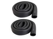 Unique Bargains 2 x Black 1 x 0.35 Air Conditioner Foam Pipe Thermal Insulation Cover