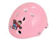 Unique Bargains Kids Skateboard Skiing Racing Bicycle Bike Sports Helmet Pink White