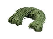 Unique Bargains Practical Emergency Survival Army Green Nylon Braided Cord 100 Meter