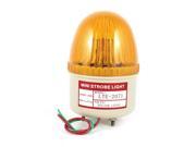Unique Bargains Industrial LTE 2071 DC 12V Flashing Signal Indicating Warning Lamp Light Yellow