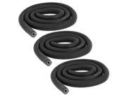 3 x Black 3 8 x 3 8 Foam Hose Insulation 6 Ft for Home Air Conditioner