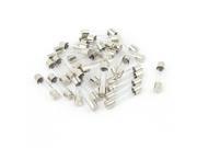 30pcs 6x30mm Fast Blow Low Breaking Capacity Glass Tube Fuse 6A 250V