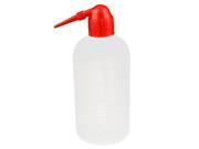 500mL Red Tip Graduated Plastic Alcohol Container Tattoo Wash Squeeze Bottle