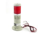 AC DC 24V Red Signal Tower Lamp Buzzer Industrial Alarm Warn Light