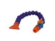 Blue Orange 1 2BSP Flexible Water Oil Coolant Pipe Hose 37.3cm Length