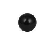 M8x32mm Female Thread Cabinet Lathe Machine Plastic Ball Knob Pull Handle Black