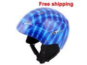 Women Men Skateboard Skiing Racing Bicycle Bike Sports Helmet Size L Blue Black