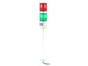 Unique Bargains Industrial DC 24V 3 Wires Red Green Bulb Warning Signal Tower Light Replacement