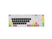 Laptop White Black Silicone Keyboard Skin Cover Film for IdeaPad Z560 Y510